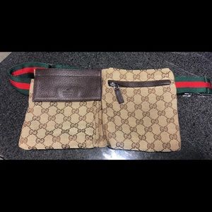 Authentic Gucci Belt Bag. Classic GG monogram